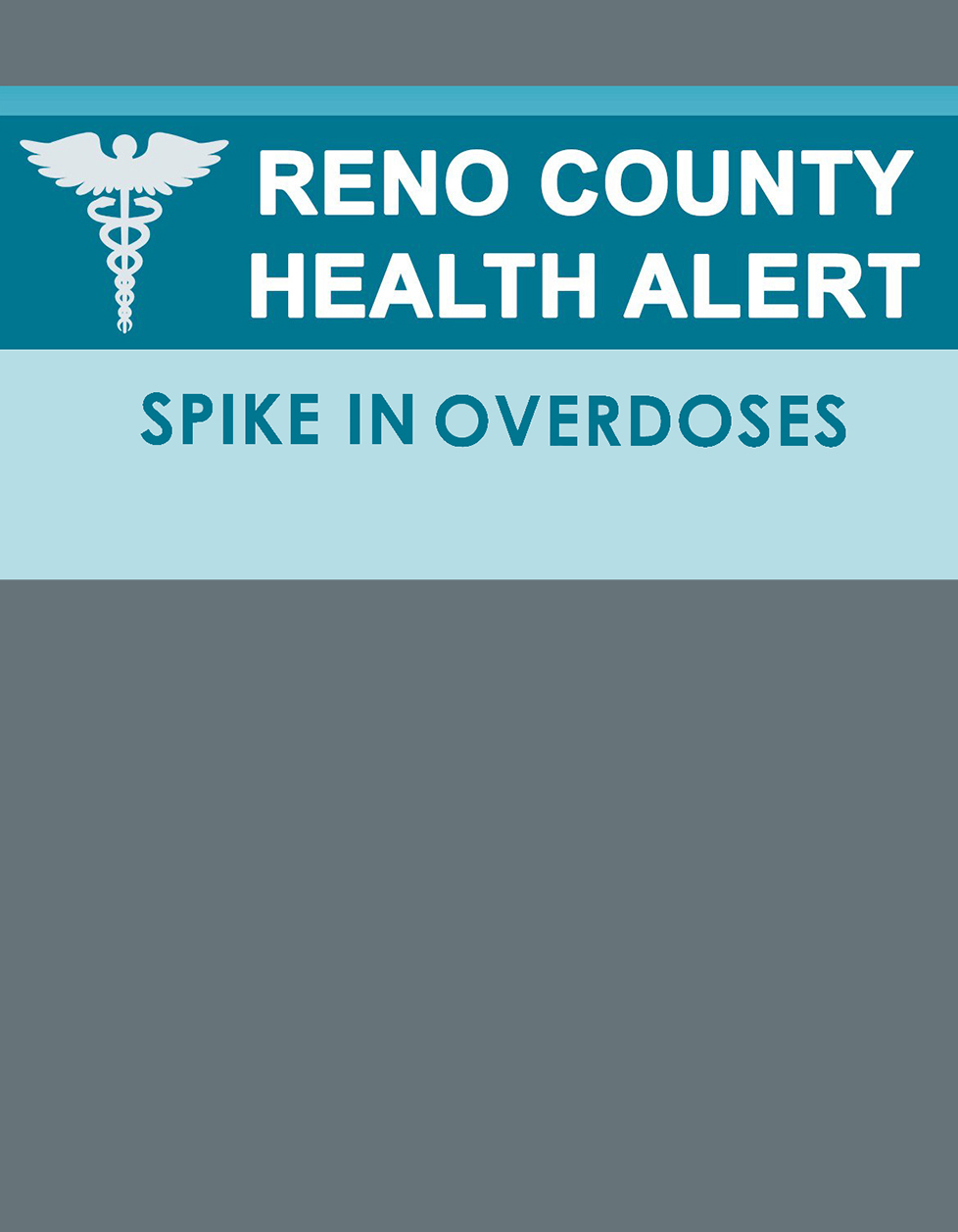HEALTH ALERT- Spike in overdoses in Reno County - News Image